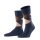 Burlington Tagessocke Edinburgh SO navy/braun Herren - 1 Paar