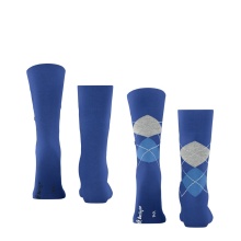 Burlington Tagessocke Everyday 2-Pack blau Herren - 2 Paar