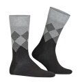 Burlington Tagessocke Hampstead (Argyle-Muster, Bio-Baumwolle) schwarz/grau Herren - 1 Paar