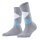 Burlington Tagessocke Queen (Argyle-Muster) hellgrau/blau Damen - 1 Paar