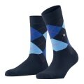 Burlington Tagessocke Queen (Argyle-Muster) marineblau/hellblau Damen - 1 Paar