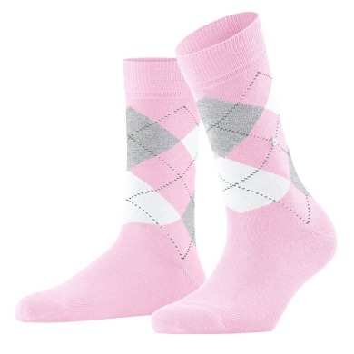 Burlington Tagessocke Queen (Argyle-Muster) pink Damen - 1 Paar