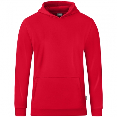 JAKO Freizeit Kapuzenpullover Hoodie Organic (Bio-Baumwolle) rot Jungen