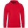 JAKO Freizeit Kapuzenpullover Hoodie Organic (Bio-Baumwolle) rot Jungen