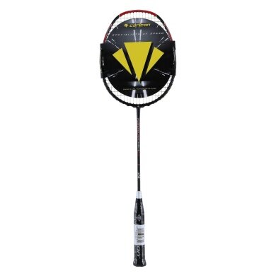 Carlton Badmintonschläger Powerblade Superlite 2.0 (Bestseller/kopflastig/steif/Freizeitspieler) rot - besaitet -