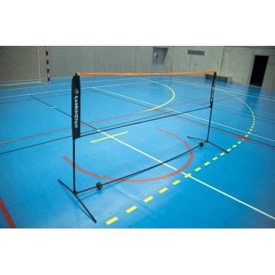 Carrington Tragbares Badmintonnetz 3 Meter - schwarz/orange