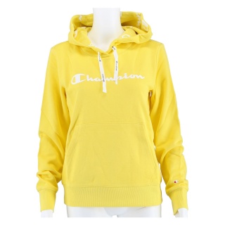 Champion Kapuzenpullover (Hoodie ungefüttert) American Classic Logo gelb Damen