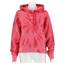 Champion Kapuzenpullover (Baumwolle Hoodie) Crop Boxy rot Damen