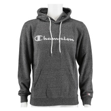 Champion Kapuzenpullover (Hoodie) Big Logo Print dunkelgrau meliert Herren