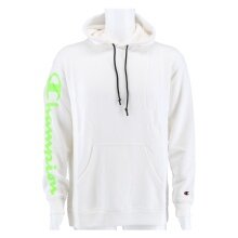 Champion Hoodie Arm Logo Print (ungefüttert) weiss Herren