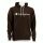 Champion Kapuzenpullover Hoodie Logo Print (gefüttert) braun Herren