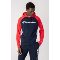 Champion Kapuzenpullover (Hoodie) American Classics navyblau/rot Herren