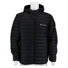 Champion Steppjacke mit Kapuze (leichte wattierung, warm) 2024 schwarz Herren