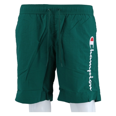 Champion Freizeithose (mit Innennetz) Short mit Logo-Schriftzug 2024 grün Herren