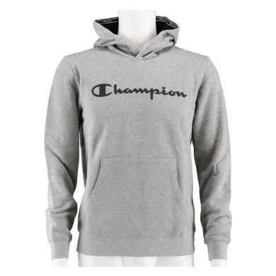 Champion Hoodie Big Logo Print hellgrau/navyblau Jungen