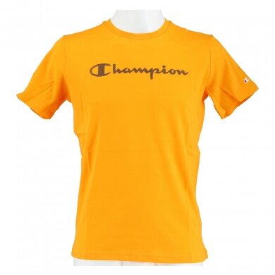 Champion Tshirt (Baumwolle) Big Logo Print orange Jungen