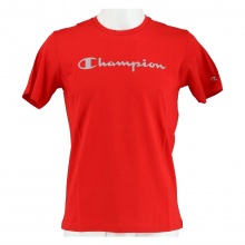 Champion Tshirt (Baumwolle) Big Logo Print rot Jungen