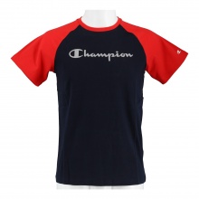 Champion Tshirt (Baumwolle) Duo Colour navyblau/rot Jungen