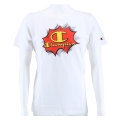 Champion Freizeit Tshirt (Baumwolle) Champion Super Graphic Print weiss Kinder