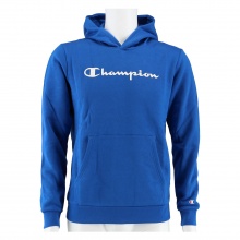 Champion Kapuzenpullover Hoodie Big Logo Print (gefüttert) royalblau Jungen