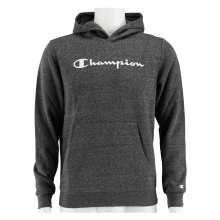 Champion Kapuzenpullover Hoodie Big Logo Print (gefüttert) dunkelgrau melange Kinder