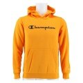 Champion Kapuzenpullover Hoodie Big Logo Print (gefüttert) gelb/schwarz Kinder