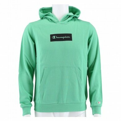 Champion Kapuzenpullover (Hoodie) Box-Logo grün Jungen