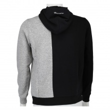 Champion Kapuzenpullover (Hoodie) Color Block schwarz/grau Jungen