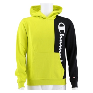 Champion Kapuzenpullover (Hoodie) Color Block gelb/schwarz Jungen