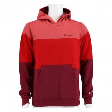 Champion Kapuzenpullover (Hoodie) American Classic 3 Streifen rot Jungen