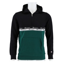 Champion Kapuzenpullover Half Zip (Hoodie) American Tape schwarz/grün Jungen