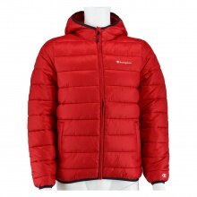 Champion Steppjacke Legacy mit Kapuze (warm, gefüttert, winddicht) rot Kinder