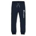 Champion Jogginghose (Baumwolle) Schriftzug-Print lang navyblau Jungen