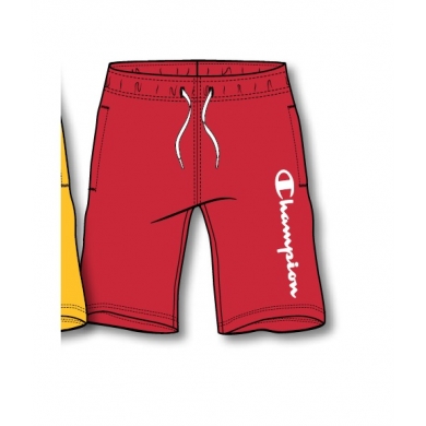 Champion Freizeithose Bermuda (Baumwolle) kurz rot Jungen