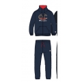 Champion Trainingsanzug Logo (Jacke&Hose aus Baumwolle) navyblau Jungen