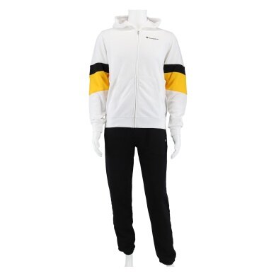 Champion Trainingsanzug (Jacke&Hose aus Baumwolle) Schriftzug weiss/schwarz Kinder