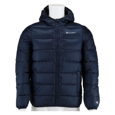 Champion Steppjacke (wattiert mit Kapuze) dunkelblau Kinder