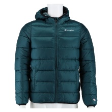 Champion Steppjacke (wattiert mit Kapuze) petrolblau Kinder