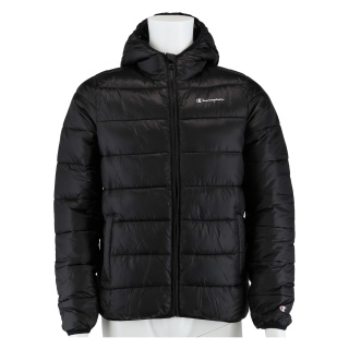 Champion Steppjacke (Kapuze, wattiert) schwarz Kinder