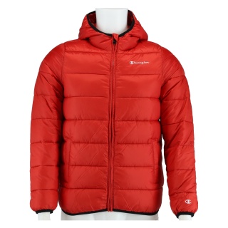 Champion Steppjacke (wattiert mit Kapuze) rot Kinder