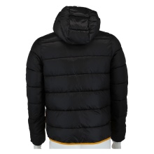 Champion Steppjacke mit Kapuze (kleiner Logo) schwarz/gelb Kinder