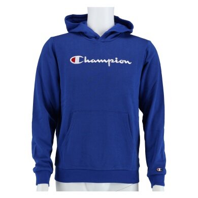 Champion Kapuzenpullover (Baumwoll-Hoodie) Big Logo 2024 royalblau Jungen/Boys