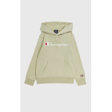 Champion Kapuzenpullover (Baumwoll-Hoodie) Big Logo 2024 beige Jungen/Boys