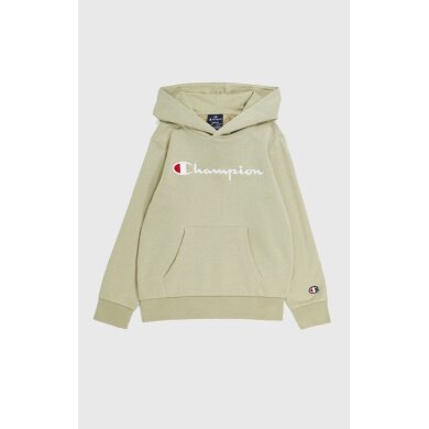 Champion Kapuzenpullover (Baumwoll-Hoodie) Big Logo 2024 beige Jungen/Boys