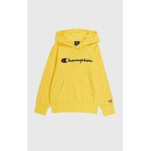 Champion Kapuzenpullover (Baumwoll-Hoodie) Big Logo 2024 gelb Jungen/Boys