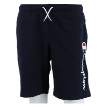 Champion Freizeithose (Baumwolle) Bermuda mit Logo-Schriftzug kurz 2024 navyblau Jungen