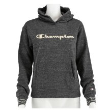 Champion Hoodie Big Logo Print dunkelgrau Mädchen