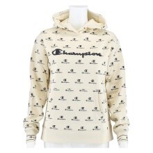 Champion Hoodie Graphic Big Logo Print beige Mädchen