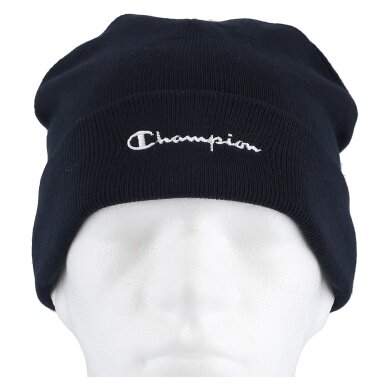 Champion Mütze (Beanie) Legacy Knit mit Schriftzug navy Kinder 1er