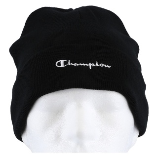 Champion Mütze (Beanie) Legacy Knit mit Schriftzug schwarz - 1 Stück